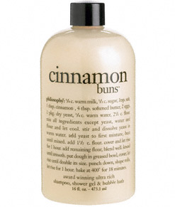 philosophy shower gel cinnamon buns